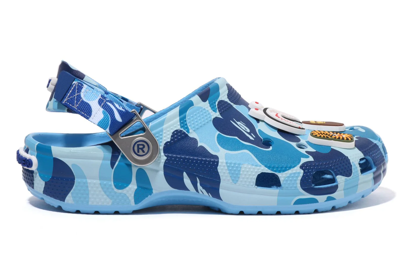 Sandália Crocs BAPE X Classic Clog 'ABC Camo-Blue'